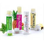 Promotional Natural Beeswax Lip Balm --- White Cap