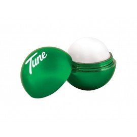 Metallic Finish Round Lip Balm with Logo