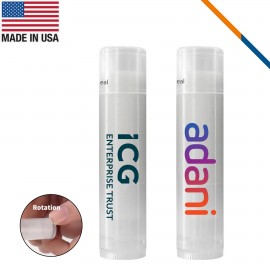 Custom LipGlow Natural Lip Moisturizer In Clear Tube