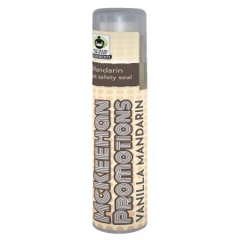 Promotional Vanilla Mandarin Flavor Fair Trade Lip Balm  Promotional Vanilla Mandarin Flavor Fair Trade Lip Balm