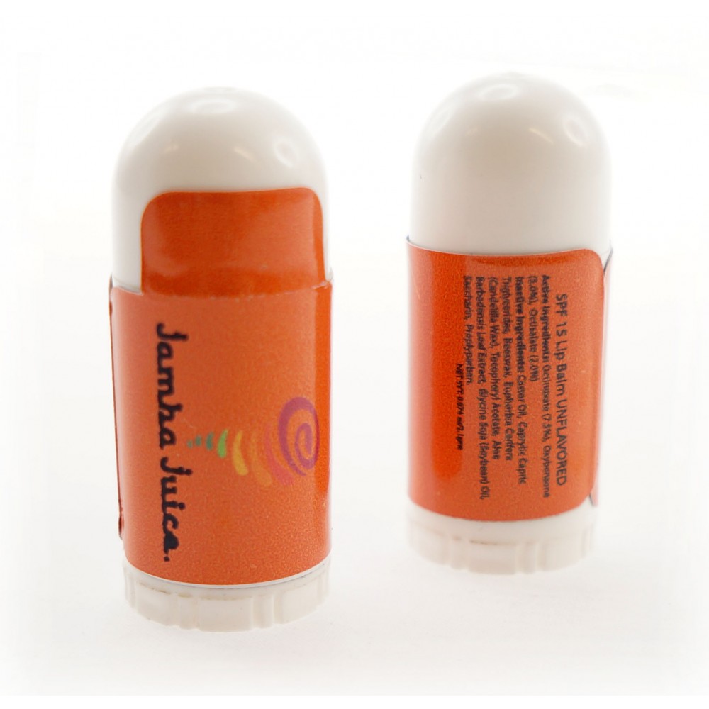 SPF 15 Lip Balm Bullet with Logo