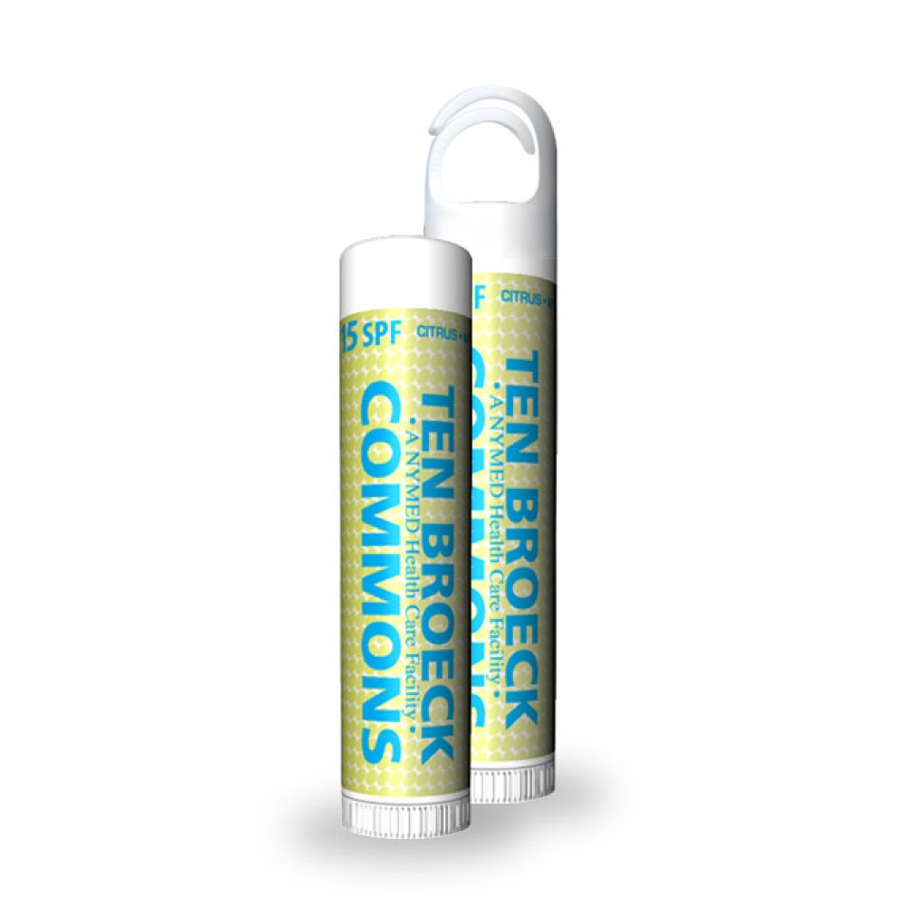 Logo Branded Citrus Chap Ice SPF 15 Lip Balm W/ Custom Label Logo Branded Citrus Chap Ice SPF 15 Lip Balm W/ Custom Label