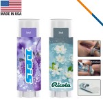 Customized GlowKiss SPF 15 Lip Balm In White Oval Tube