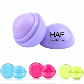 Round Lip Balm Ball with Logo  Round Lip Balm Ball with Logo