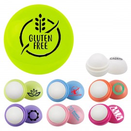 Round Lip Balm Ball with Logo  Round Lip Balm Ball with Logo