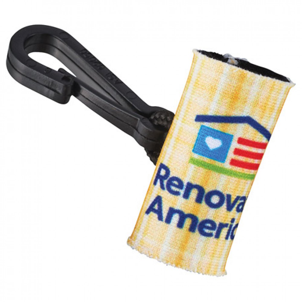Logo Branded Neoprene Lip Balm Sleeve with Clip Logo Branded Neoprene Lip Balm Sleeve with Clip