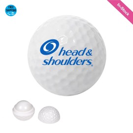 Golf Ball Lip Balm-OCEAN with Logo  Golf Ball Lip Balm-OCEAN with Logo