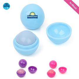 Full-Color Lip Balm Ball with Moisturizer with Logo