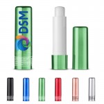 Logo Branded Geo Metallic Lip Moisturizer in Tube