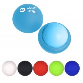 Smooth Lip Balm Ball with Logo