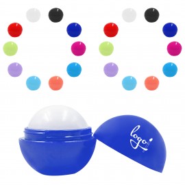 Colorful Ball Shaped Moisturizing Lip Balm with Logo