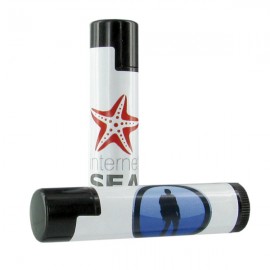 SPF 15 Lip Balm in Black Tube with Logo  SPF 15 Lip Balm in Black Tube with Logo