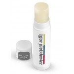 Promotional Natural Beeswax SPF15 Lip Balm --- White Cap