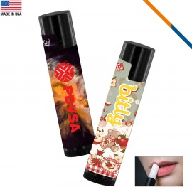 LuvNat Black Tube Natural Lip Moisturizer with Logo