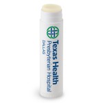 Promotional,Custom Imprinted Lip Balm, MediGrade Petroleum-free, SPF 15, White Stick