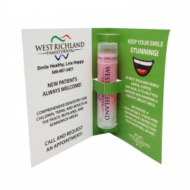 Tek Booklet 2 SPF15 Vitamin E and Aloe Vera Lip Balm with Logo  Tek Booklet 2 SPF15 Vitamin E and Aloe Vera Lip Balm with Logo