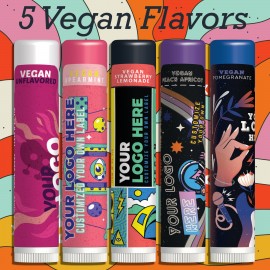 Vegan Strawberry Lemonade Flavor Premium Lip Balm with Logo  Vegan Strawberry Lemonade Flavor Premium Lip Balm with Logo