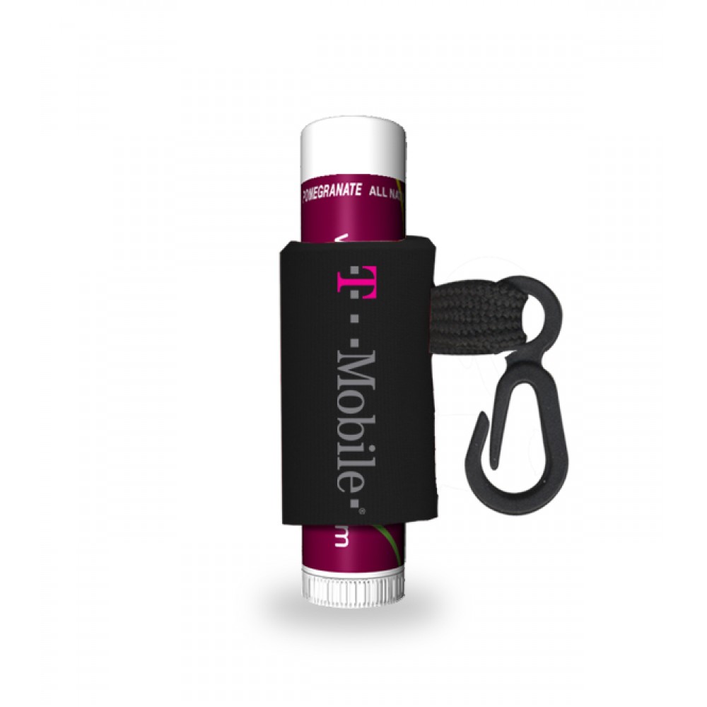 Pomegranate Lip Naturals Lip Balm W/ Custom Leash & Label Logo Branded Pomegranate Lip Naturals Lip Balm W/ Custom Leash & Label Logo Branded