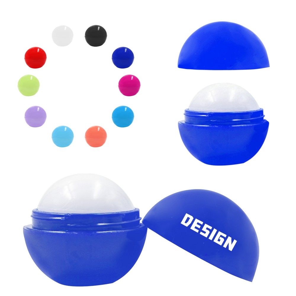 Personalized Natural Round Scented Lip Balm Moisturizer