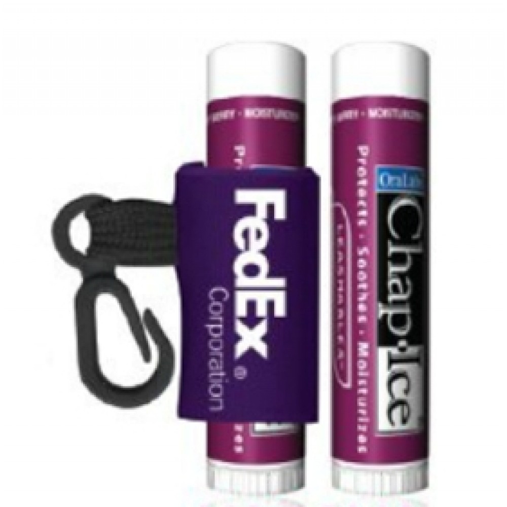 Logo Branded Chap Ice Very Wild Cherry SPF 15 Lip Balm W/ Custom Leash Logo Branded Chap Ice Very Wild Cherry SPF 15 Lip Balm W/ Custom Leash