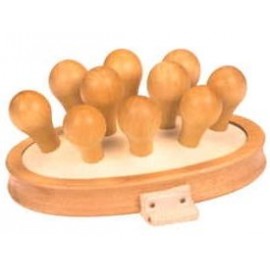 Centipede Wooden Massager with Logo