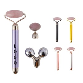 Logo Branded 3 In 1 Facial Massager Skin Care Tools Set