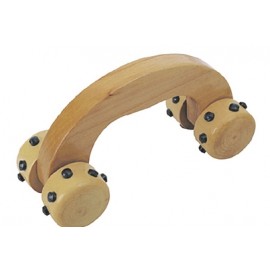 Personalized Arch Shape Wooden Massager w/ Magnetic Spokes