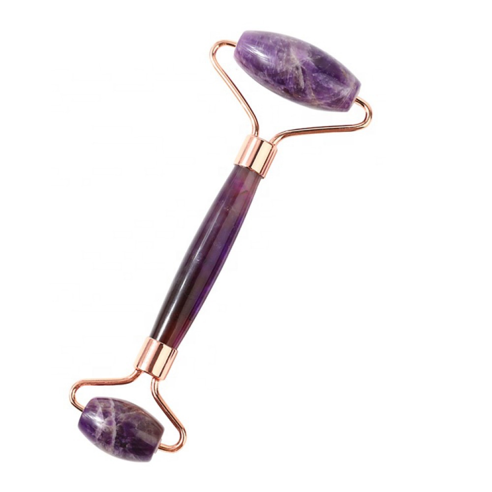Amethyst Massager Face Roller Custom Imprinted Amethyst Massager Face Roller Custom Imprinted
