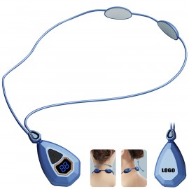 Lanyard Rechargeable Electric Pulse Neck Massager with Logo