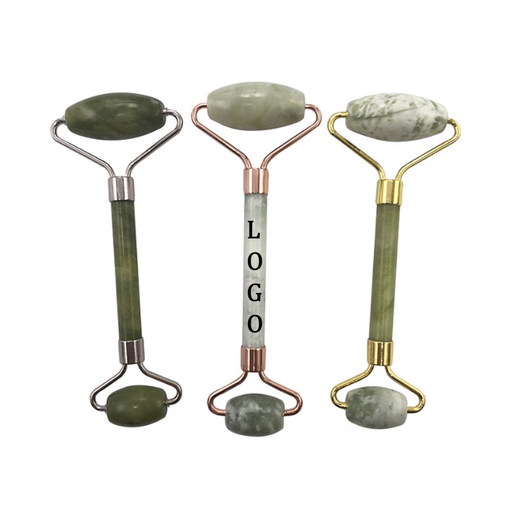Natural Jade Roller For Face with Logo Natural Jade Roller For Face with Logo