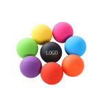 2.5" Silicone Muscle Massage Lacrosse Ball Custom Printed