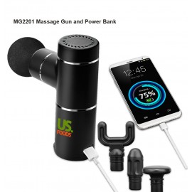 Massage Gun and Power Bank Logo Branded