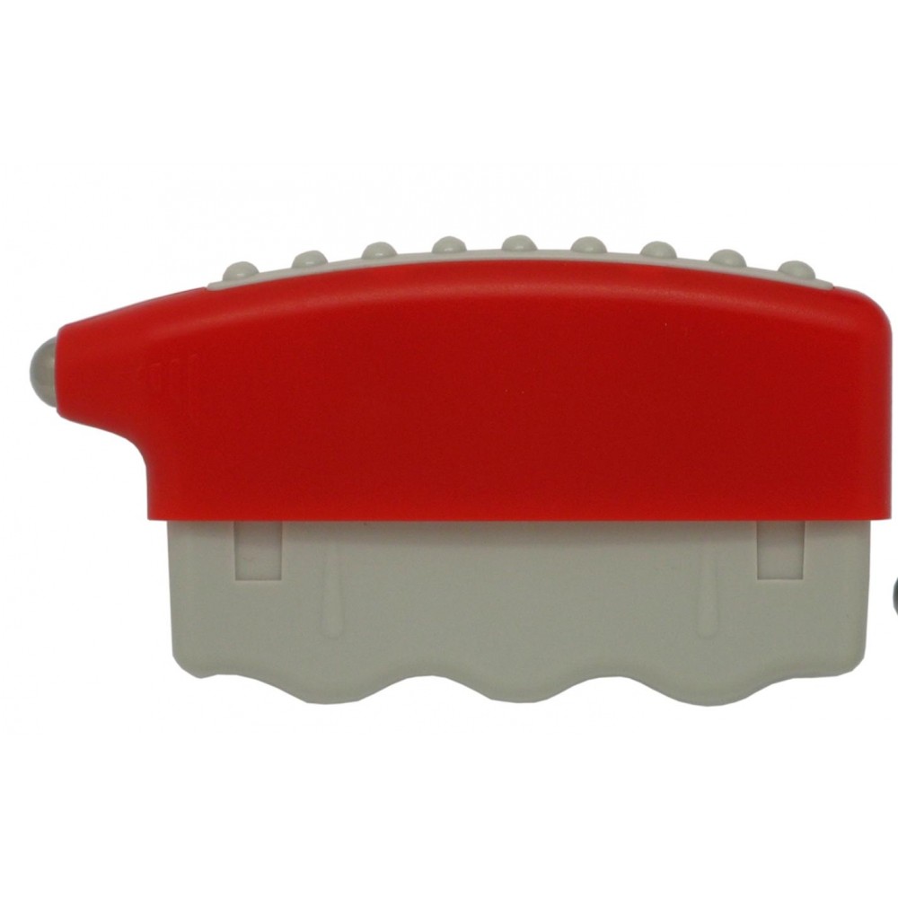 Hand Exerciser/Gripper/Massager - Red - 3-3/4" X 1-7/8" with Logo