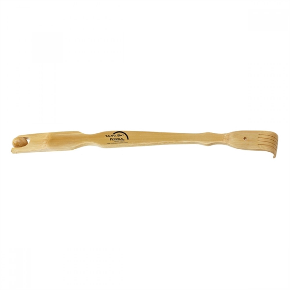 Bamboo Back Scratcher And Massage Roller Custom Printed Bamboo Back Scratcher And Massage Roller Custom Printed