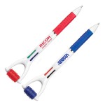 4 Color Pen with Massage Roller Logo Branded