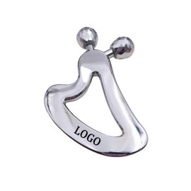 Customized 2 In 1 Gua Sha Massager 3D Facial Roller