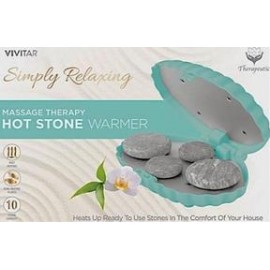 Vivitar Massage Therapy Teal Hot Stone Warmer with Logo