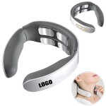 4 Heads Rechargeable Electric Pulse Neck Massager with Logo