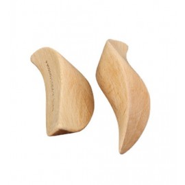 Beech Guasha Body Massage Scraper Board with Logo