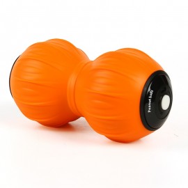 Vibrating Peanut Massage Ball - Rechargeable Muscle Roller for Trigger Point Therapy with Logo