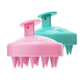 Logo Branded Silicone Scalp Massager Shampoo Brush