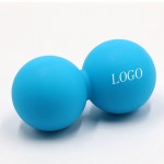 Silicone Lacrosse Muscle Massage Double Ball Custom Printed