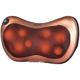Custom Shiatsu Back and Neck Massage Pillow, Deep Kneading Massager with Heat at Home Car Office