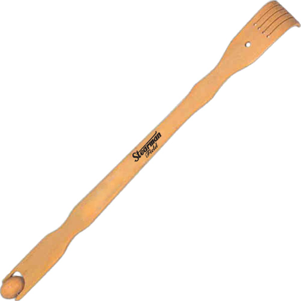 Special Pricing !... 19" Bamboo Wooden Back Scratcher Custom Printed