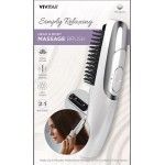 Vivitar Head & Body Therapeutic White Massage Brush with Logo