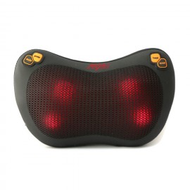 Custom Shiatsu Back and Neck Massage Pillow, Deep Kneading Massager with Heat at Home Car Office