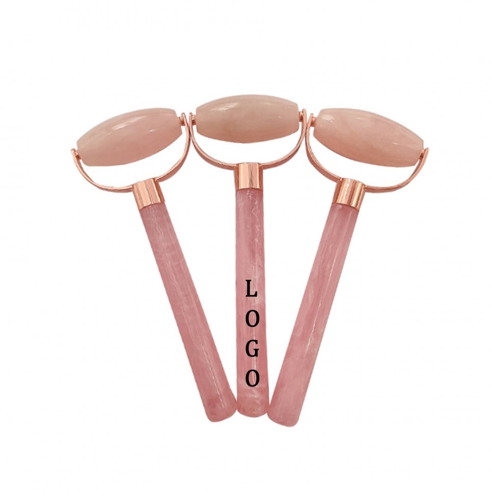 Jade Face Roller Massager For Skincare with Logo