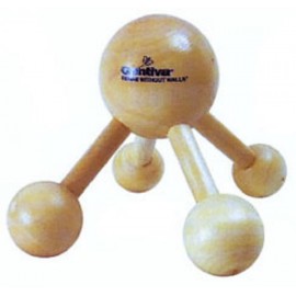 Circle Wooden Massager with Logo