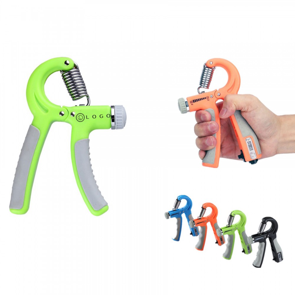 Logo Branded Adjustable Hand Gripper & Hand-Muscle Developer Logo Branded Adjustable Hand Gripper & Hand-Muscle Developer