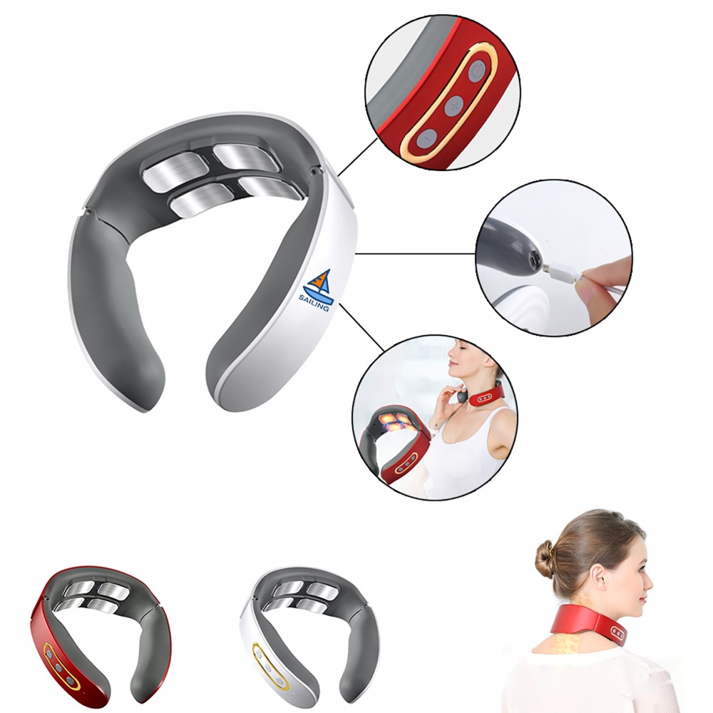 Rechargeable Smart Neck Massager Custom Imprinted Rechargeable Smart Neck Massager Custom Imprinted